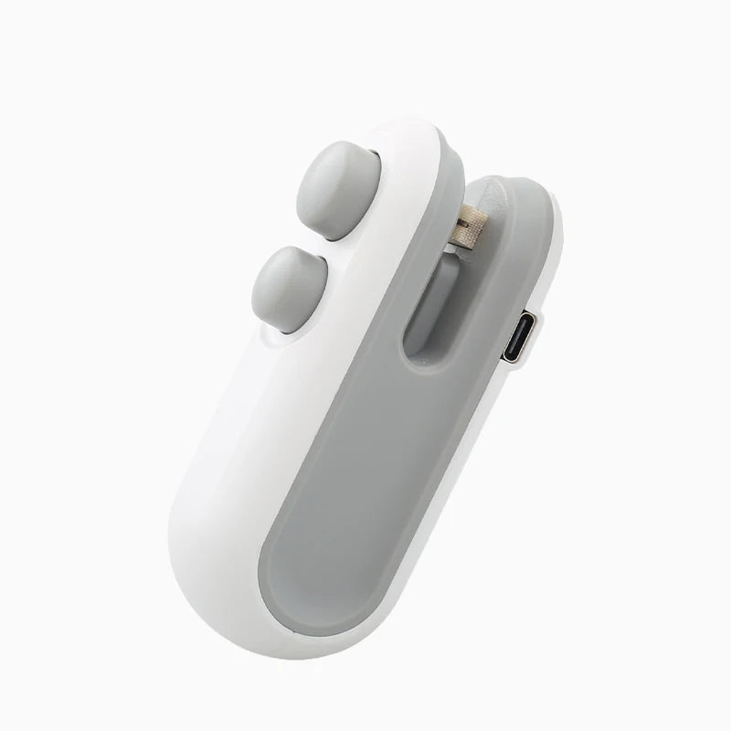 Zip Snap – Sellador de Bolsas Magnético con Cortador USB-C